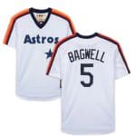 Houston Astros #5 Jeff Bagwell White Stitched Jersey