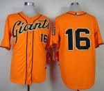 Giants #16 Angel Pagan Orange Cool Base Stitched Jersey