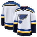St. Louis Blues Blank White 2024-25 Away Stitched Jersey