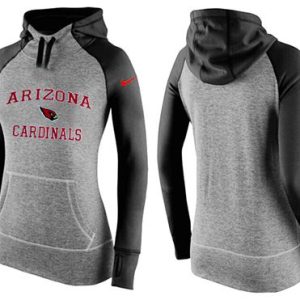 Nike Arizona Cardinals Performance Hoodie Grey Black