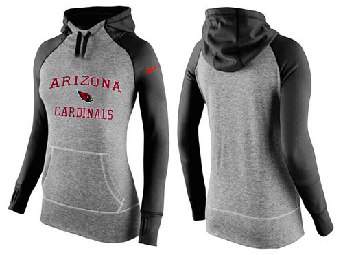 Nike Arizona Cardinals Performance Hoodie Grey Black