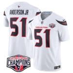 Houston Texans #51 Will Anderson Jr. White F.U.S.E. 2024 AFC South Division Champions Vapor Limited Stitched Jersey