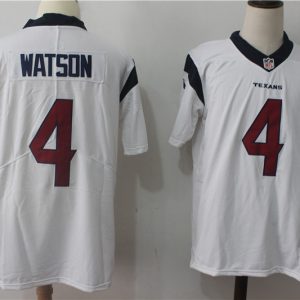 Houston Texans #4 Deshaun Watson White Stitched Vapor Untouchable Limited Nike Jersey