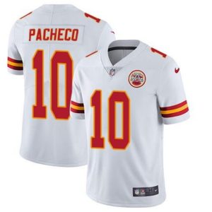 Kansas City Chiefs #10 Isiah Pacheco White Vapor Untouchable Limited Stitched Football Jersey