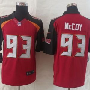 Buccaneers #93 Gerald McCoy Red Team Color Stitched New Limited Nike Jersey