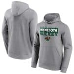 Minnesota Wild Gray Gain Ground Hoodie
