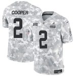 Cleveland Browns #2 Amari Cooper Arctic Camo 2024 F.U.S.E. Salute To Service Limited Stitched Jersey
