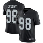 Raiders #98 Maxx Crosby Black Vapor Untouchable Limited Stitched Jersey