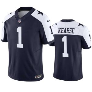 Dallas Cowboys #1 Jayron Kearse Navy White 2023 F.U.S.E. Vapor Limited Stitched Jersey