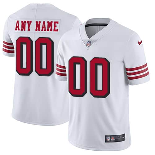 San Friancisco 49ers ACTIVE PLAYER Custom White Limited NFL Stitched Jersey