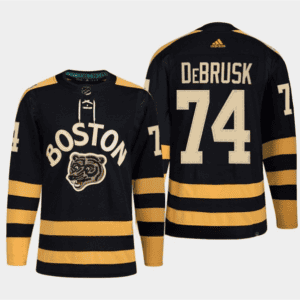 Boston Bruins #74 Jake DeBrusk Black Classic Primegreen Stitched Jersey