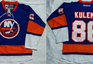 Islanders #86 Nikolay Kulemin Baby Blue Home Stitched Jersey