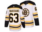 Boston Bruins #63 Brad Marchand White Stitched Adidas Jersey