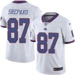 Giants #87 Sterling Shepard White Stitched Limited Rush Nike Jersey