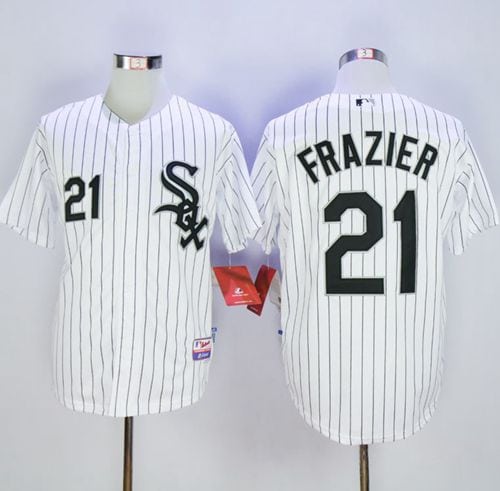 White Sox #21 Todd Frazier White Cool Base Stitched Jersey