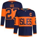 New York Islanders #27 Anders Lee Navy 2024 Stadium Series Stitched Jersey