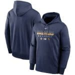 Milwaukee Brewers Navy 2022 Performance Pullover Hoodie