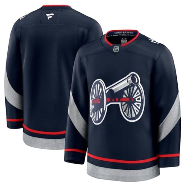 Columbus Blue Jackets Blank Navy 2024-25 Stitched Jersey