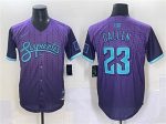 Arizona Diamondbacks #23 Zac Gallen Purple 2025 City Connect Limited Stitched Jersey