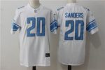 Detroit Lions #20 Barry Sanders White Stitched Vapor Untouchable Limited Nike Jersey