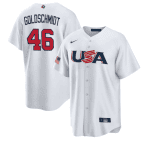 USA #46 Paul Goldschmidt 2023 White World Classic Stitched Jersey