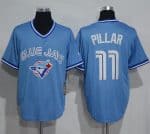 Blue Jays #11 Kevin Pillar Light Blue Cooperstown Throwback Stitched Jersey