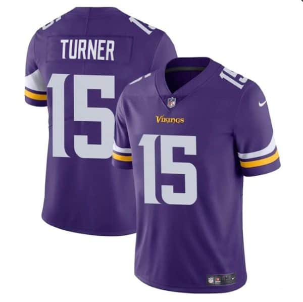 Minnesota Vikings #15 Dallas Turner Purple 2024 Draft Vapor Untouchable Limited Stitched Jersey