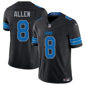 Detroit Lions #8 Kyle Allen Black 2025 F.U.S.E. Vapor Limited Football Stitched Jersey