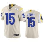 Los Angeles Rams #15 Tutu Atwell Bone Vapor Untouchable Limited Stitched Football Jersey