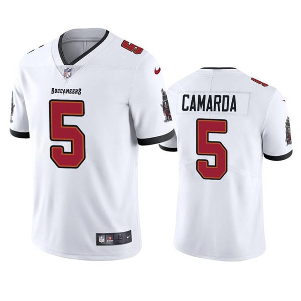 Tampa Bay Buccaneers #5 Jake Camarda White Vapor Untouchable Limited Stitched Jersey
