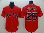 Boston Red Sox #25 Steve Pearce Majestic Scarlet Cool Base Player Stitched Jersey
