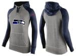 Nike Seattle Seahawks Performance Hoodie Grey Dark Blue_3