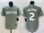 Boston Red Sox #2 Alex Bregman Green 2025 City Connect Limited Stitched Jersey