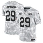 San Francisco 49ers #29 Talanoa Hufanga 2024 F.U.S.E. Arctic Camo Salute To Service Limited Stitched Jersey