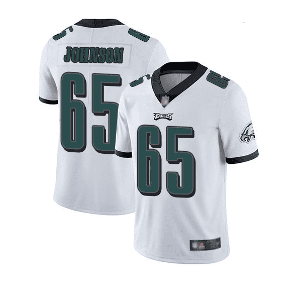 Philadelphia Eagles #65 Lane Johnson White Vapor Untouchable Limited Stitched Jersey