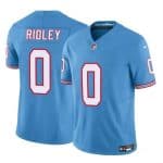 Tennessee Titans #0 Calvin Ridley Blue 2023 F.U.S.E. Throwback Limited Stitched Jersey