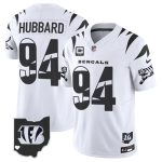 Cincinnati Bengals #94 Sam Hubbard White Limited F.U.S.E. With 2-Star C Patch Special Vapor Untouchable Limited Stitched Jersey