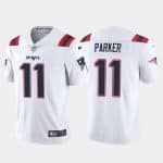 New England Patriots #11 DeVante Parker White Vapor Untouchable Limited Stitched Jersey