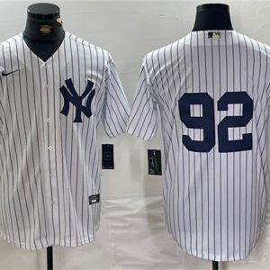 New York Yankees #92 Matt Krook White Cool Base Stitched Jersey
