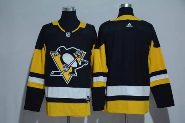 Pittsburgh Penguins Black Adidas Stitched Jersey