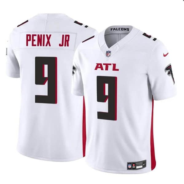 Atlanta Falcons #9 Michael Penix Jr White 2024 Draft F.U.S.E. Vapor Untouchable Limited Stitched Jersey