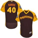 Nationals #40 Wilson Ramos Brown Flexbase Authentic Collection 2016 All-Star National League Stitched Jersey
