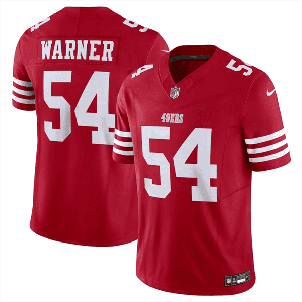San Francisco 49ers #54 Fred Warner Red 2023 F.U.S.E. Vapor Untouchable Limited Stitched Jersey