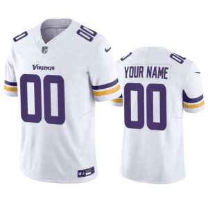 Minnesota Vikings Custom White 2023 F.U.S.E. Vapor Untouchable Stitched Jersey