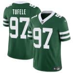New York Jets #97 Jay Tufele Green 2025 F.U.S.E. Vapor Untouchable Limited Stitched Jersey