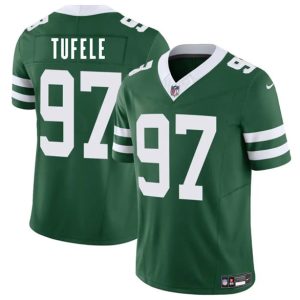 New York Jets #97 Jay Tufele Green 2025 F.U.S.E. Vapor Untouchable Limited Stitched Jersey