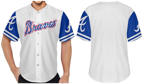 Atlanta Braves White Baseball Jersey