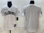 New York Yankees Blank White Pinstripe 'Gothic Legacy Edition' Vapor Premier Limited Stitched Jersey
