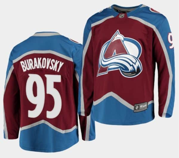 Colorado Avalanche #95 Andre Burakovsky Red Stitched Jersey