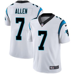 Carolina Panthers #7 Kyle Allen White Vapor Untouchable Limited Stitched Jersey